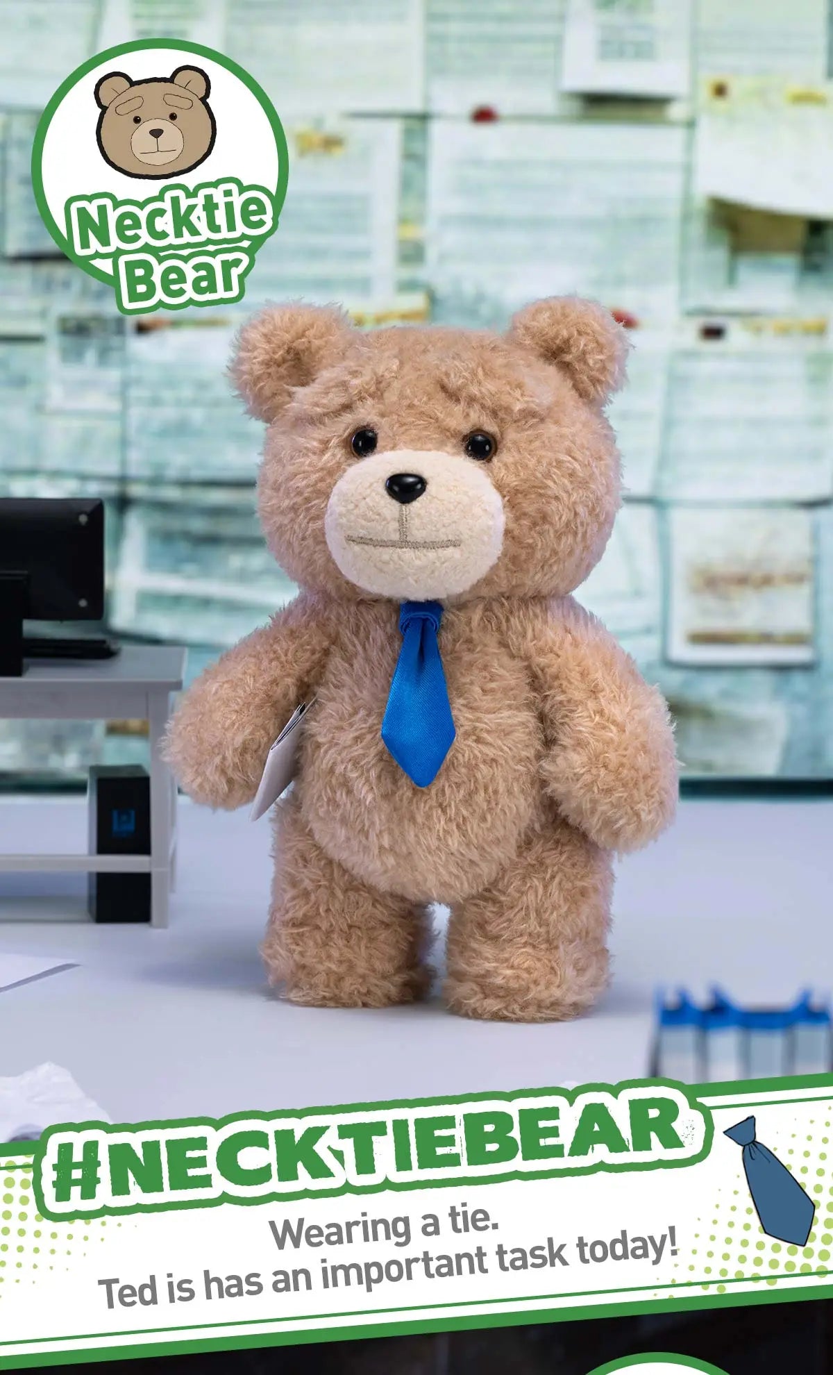 TED2 – Action Plush Pendant (Pop Mart Blind Box)