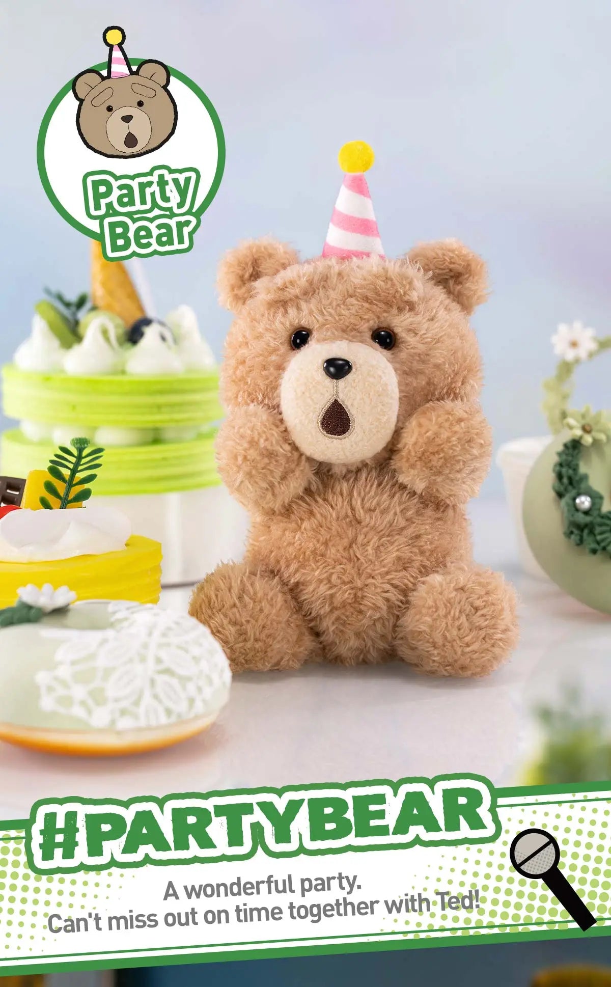 TED2 – Action Plush Pendant (Pop Mart Blind Box)