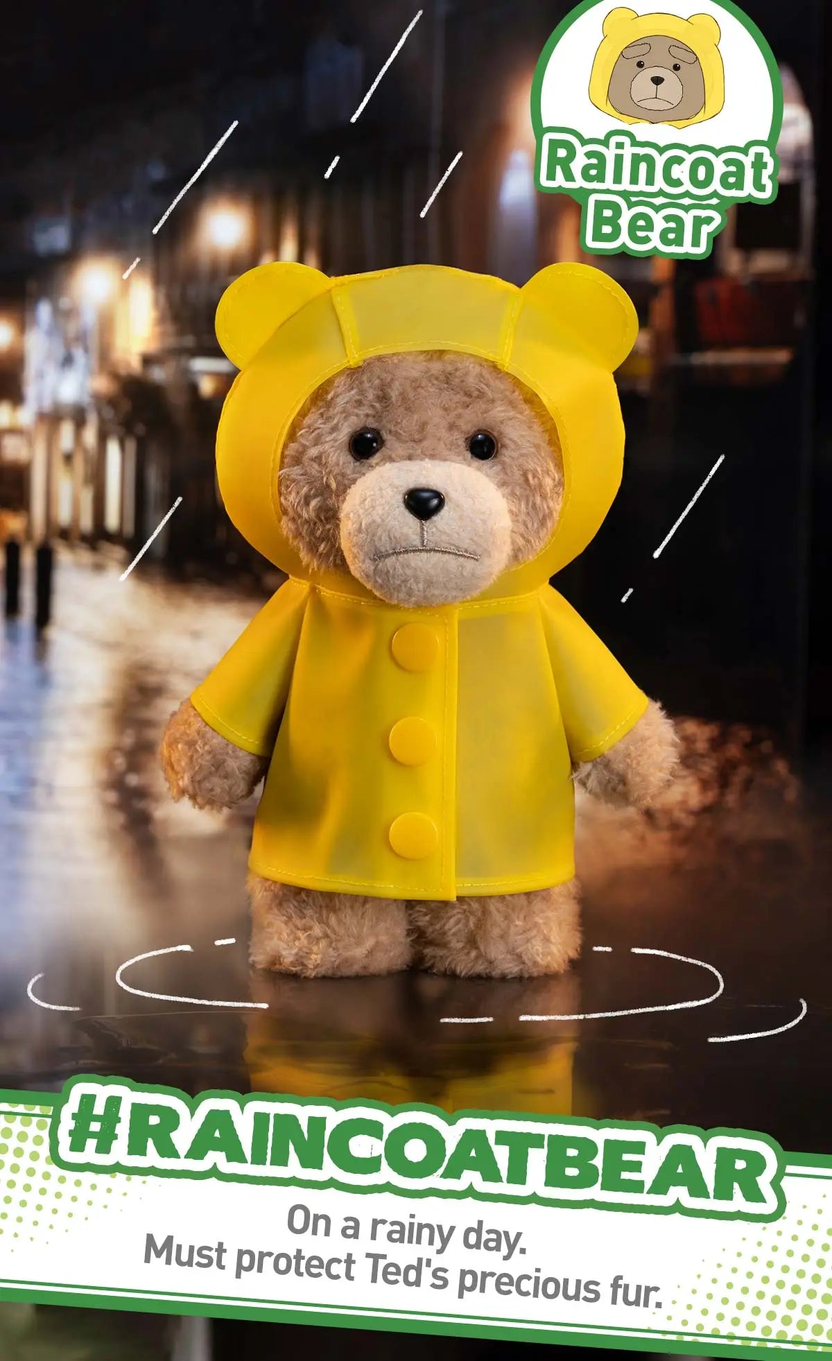 TED2 – Action Plush Pendant (Pop Mart Blind Box)